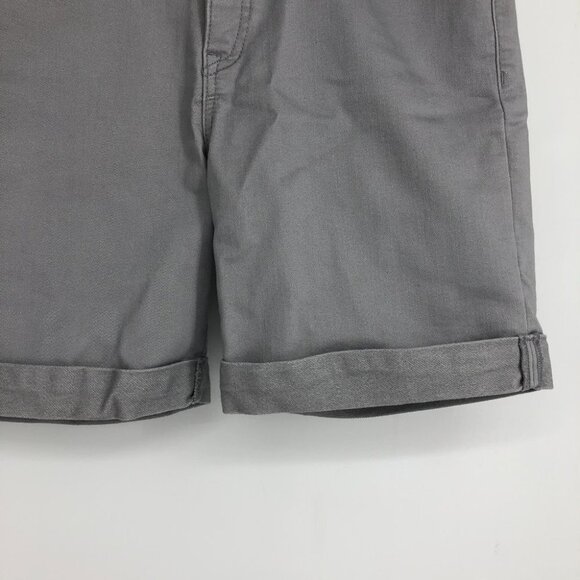Parasuco Light Grey Denim Shorts size 8 - Picture 8 of 16